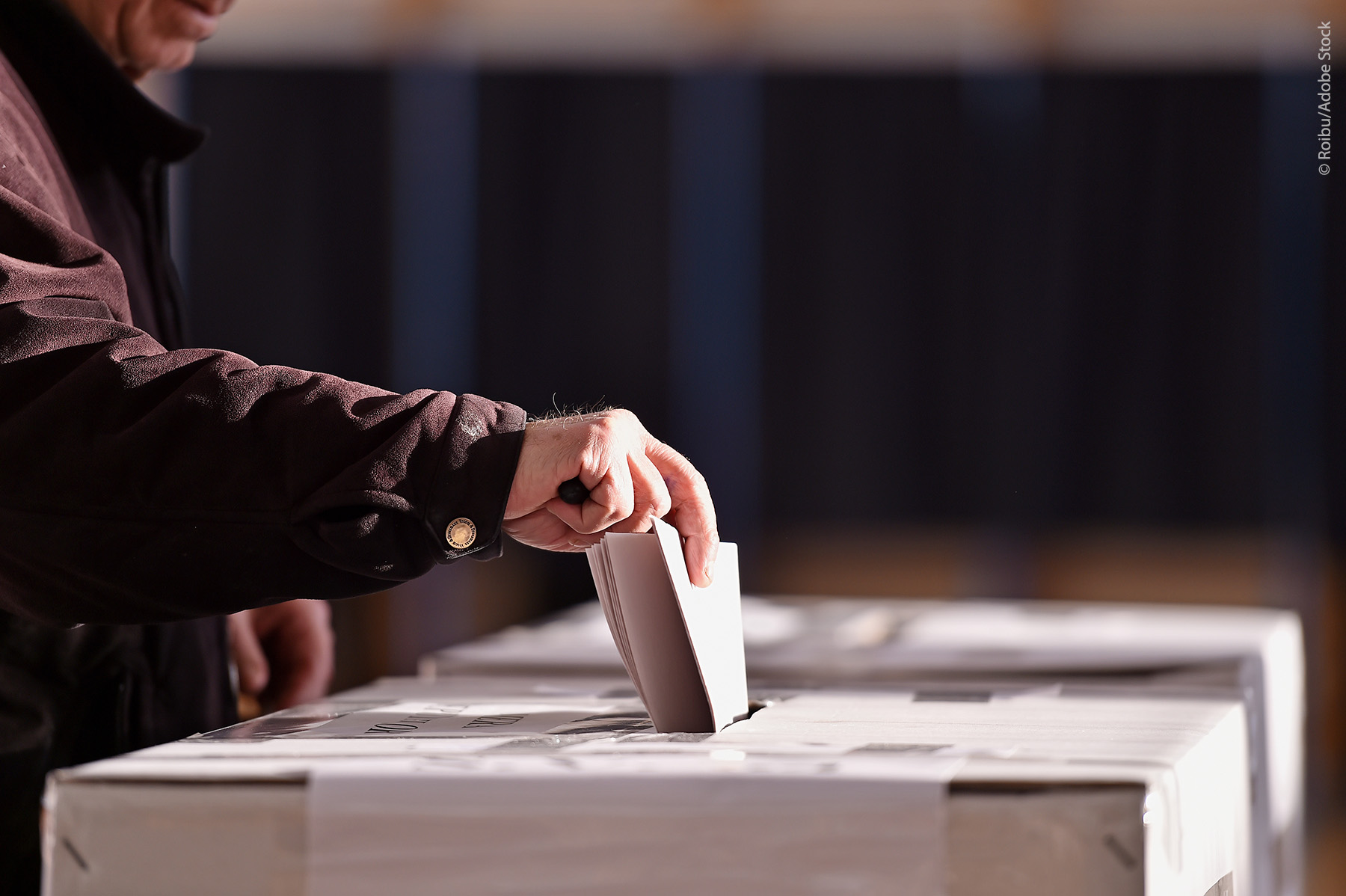 Εικόνα άρθρου Person Casting Vote Into Ballot Box