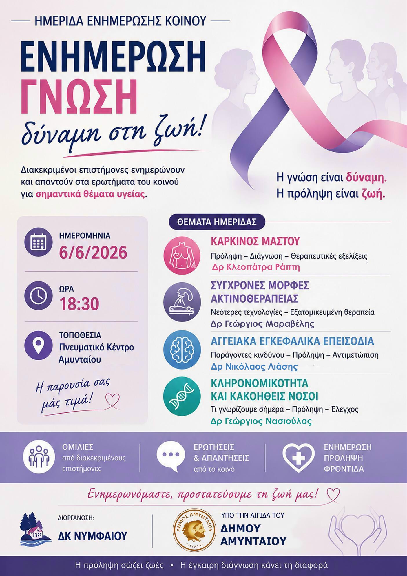 Amyntaio Enhmerosi Gia Karkino (2)